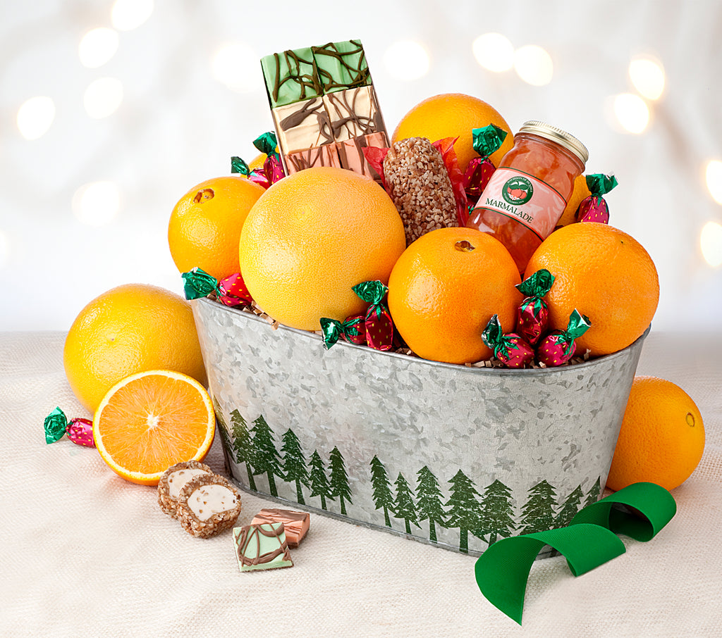 Festive Holiday-themed Citrus Gifts