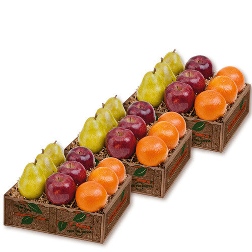 Apples, Pears, Oranges Fruit Medley Gift Boxes