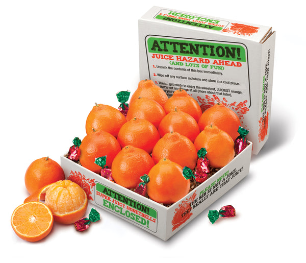Juicy Honeybell Oranges Gift Box - Hyatt Fruit Company Citrus