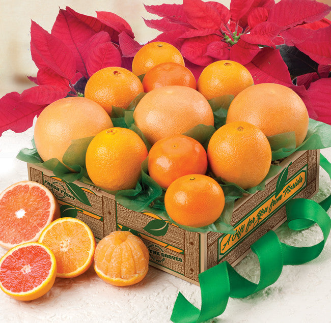 Citrus Gift - Florida Grapefruit, Navel & Mandarin Oranges