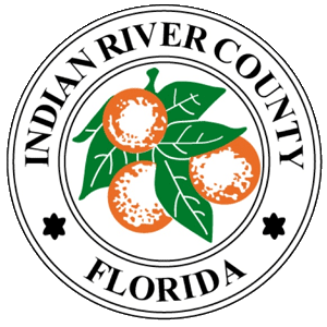 Indian River County, Florida Seal with oranges and green leaves