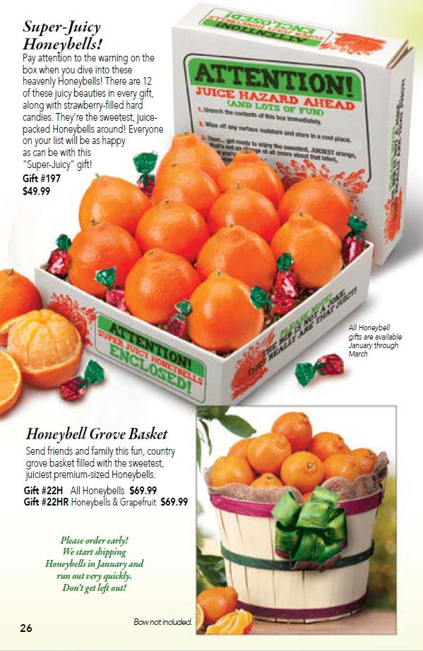 Florida Honeybell Oranges Citrus, Florida Honeybells Gift – Hyatt