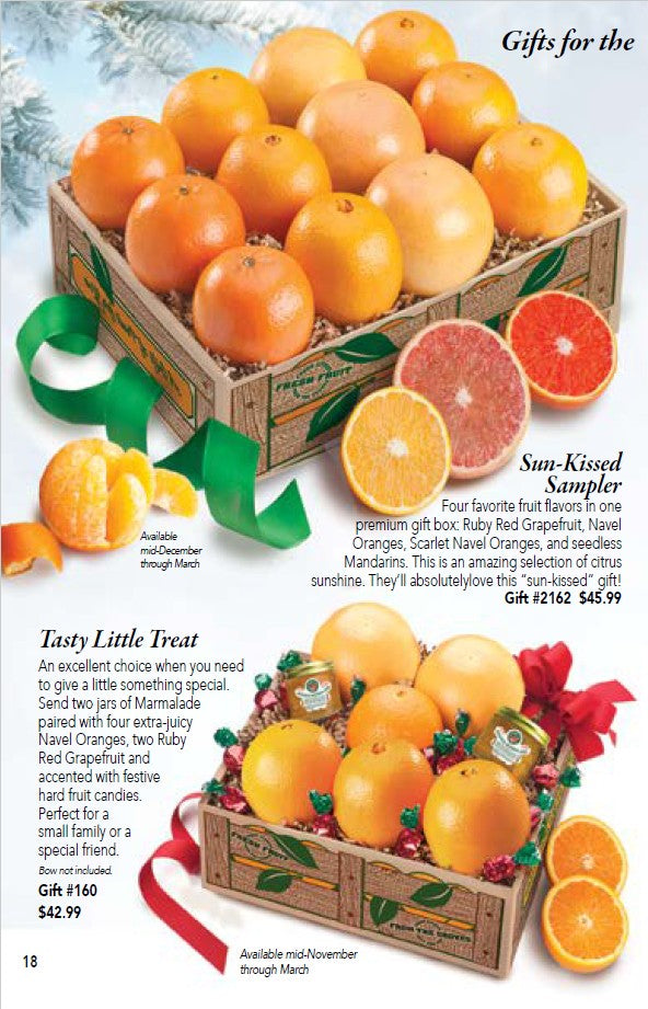 Citrus Gift - Florida Grapefruit, Navel & Mandarin Oranges