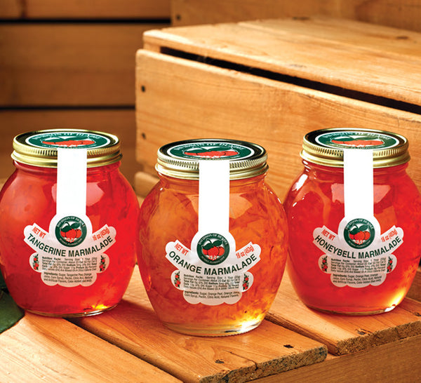 Florida Marmalade Lovers Gift, 3 Jars, Citrus Flavors, Unique Gifts - Hyatt Fruit Company