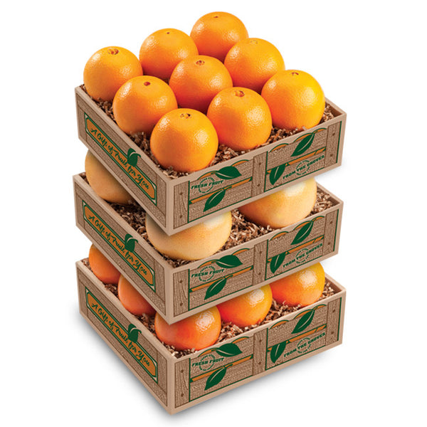 Taster Tower Citrus Gift - Navels, Mandarins or Grapefruit (Hyatt Fruit Company)
